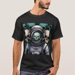 Astronautenskelett T-Shirt