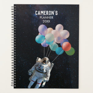Astronautenstars und Weltraumballons mit eigenem N Planer