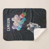 Astronautenstars und Weltraumballons mit eigenem N Sherpadecke (Vorderseite (Horizontal))