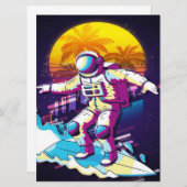 Astronautensurfing Perfekte Geschenkidee, Vintages (Vorne/Hinten)