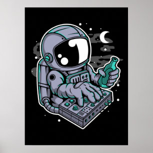 Astronautensynthesizer  poster