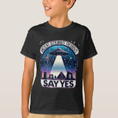 Astronautentheoretiker sagen ja Außerirdischen Pre T-Shirt (Vorderseite)