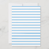 Astronautentiere 2. Geburtstag Einladungen (Rückseite)