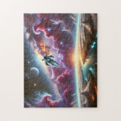 Astronautentraum Mythische Sternbilder, Kosmos Puzzle (Vertikal)