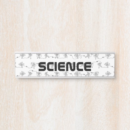 Astronautentürzeichen Türschild (Vorderseite )