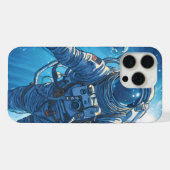 Astronautenunterwasser iPhone Hülle (Rückseite (Horizontal))