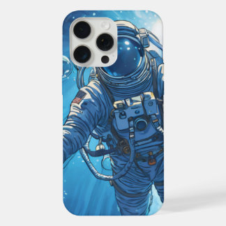 Astronautenunterwasser iPhone 15 Pro Max Hülle