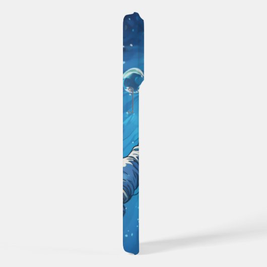 Astronautenunterwasser iPhone Hülle (Rechte Seite)