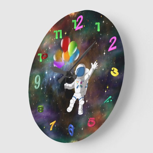 Astronautenwall-Uhr Große Wanduhr (Winkel)