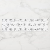 Astronautenwasserflaschenetikett Wasserflaschenetikett (Einzelnes Label)