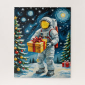 Astronautenweihnachtsfeier Puzzle (Vertikal)