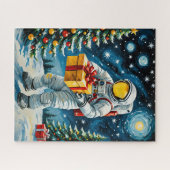 Astronautenweihnachtsfeier Puzzle (Horizontal)