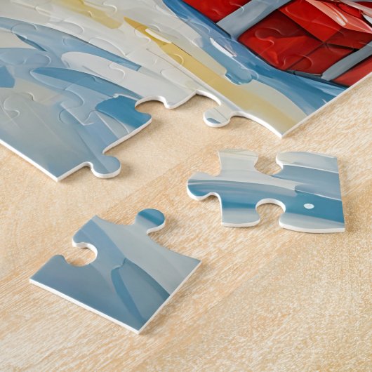 Astronautenweihnachtsfeier Puzzle (Seite)