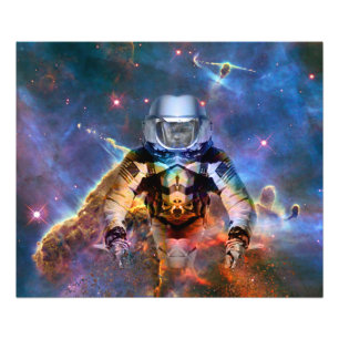 Astronautenzersplitterung Fotodruck