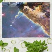 Astronautenzersplitterung Küchentuch (Gefaltet)