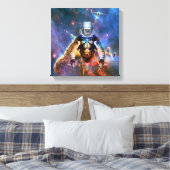 Astronautenzersplitterung Leinwanddruck (Insitu (Schlafzimmer))