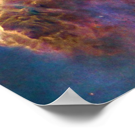 Astronautenzersplitterung Poster (Ecke)