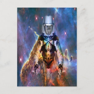 Astronautenzersplitterung Postkarte