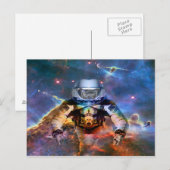 Astronautenzersplitterung Postkarte (Vorne/Hinten)