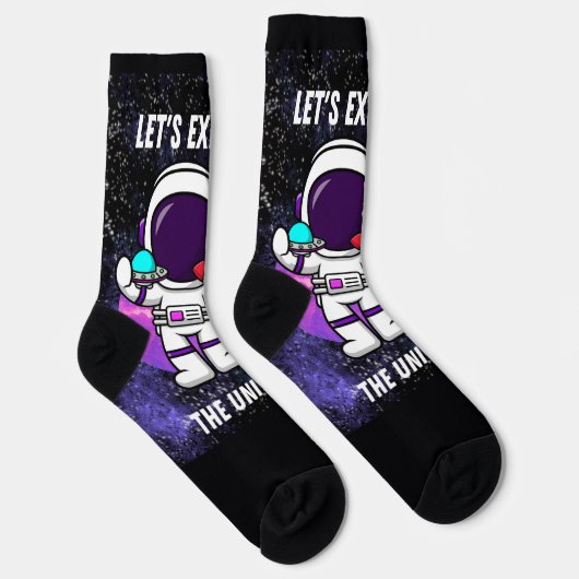 Astronautenzitat Socken (Rechts)