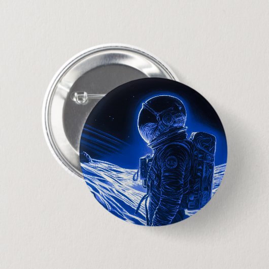Astronautin Button (Vorne & Hinten)
