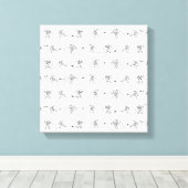Astronautin Canvas Print Leinwanddruck (Insitu (Holzboden))