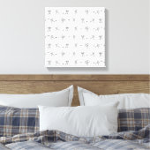 Astronautin Canvas Print Leinwanddruck (Insitu (Schlafzimmer))