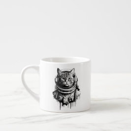 Astronautin Cinett Art Espressotasse