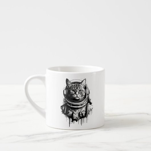 Astronautin Cinett Art Espressotasse (Links)