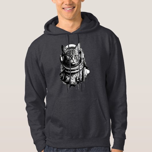 Astronautin Cinett Art Hoodie (Vorderseite)