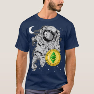 Astronautin erreicht ätherum Classic ETH-Münze bis T-Shirt