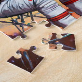 Astronautin Geburtstag 1 Leichte Gehirnkunst Puzzl Puzzle (Seite)