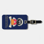 Astronautin Gepäckanhänger (Vorderseite horizontal)