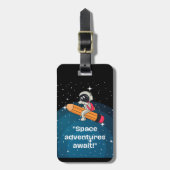 Astronautin Gepäckanhänger (Vorderseite vertikal)