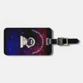 Astronautin Gepäckanhänger (Vorderseite horizontal)