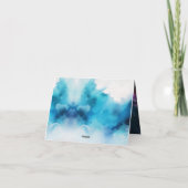 Astronautin Happy Birthday Folded Greeting Card Karte (Rückseite)