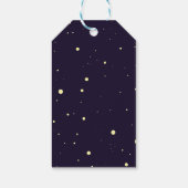 Astronautin im Weltraum Vielen Dank Geschenkanhänger (Rückseite)