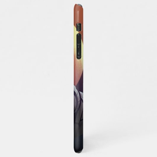 Astronautin iPhone Hülle (Linke Seite)