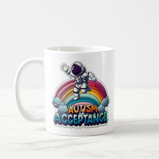 Astronautin Kaffeetasse (Links)