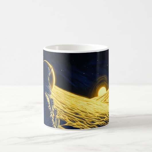 Astronautin Kaffeetasse (Mittel)