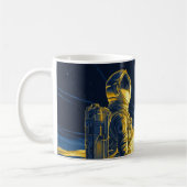 Astronautin Kaffeetasse (Links)