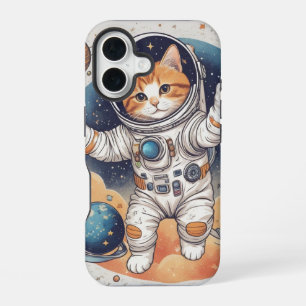 ✨ Astronautin Mädchen Hoodie iPhone 16 Hülle