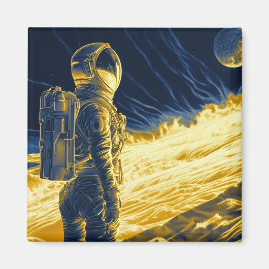 Astronautin Magnet (Vorne)