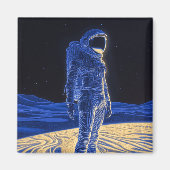 Astronautin Magnet (Vorne)