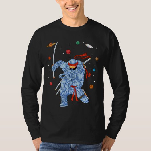 Astronautin Ninja T-Shirt (Vorderseite)