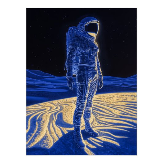 Astronautin Poster (Vorderseite)