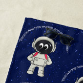 Astronautin Strandtuch (Beispiel)