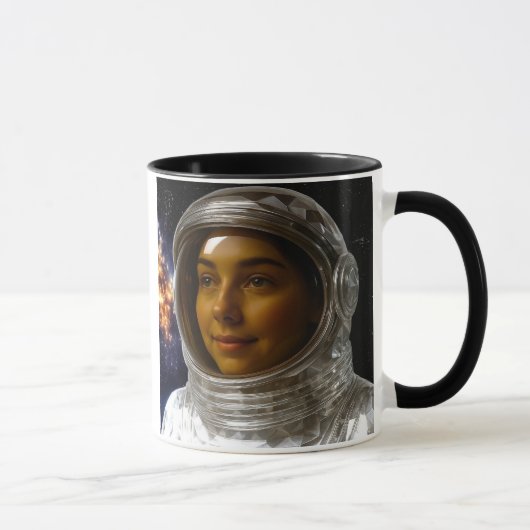 Astronautin Tasse (Rechts)