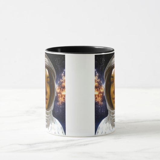 Astronautin Tasse (Zentrum)