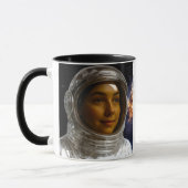 Astronautin Tasse (Links)